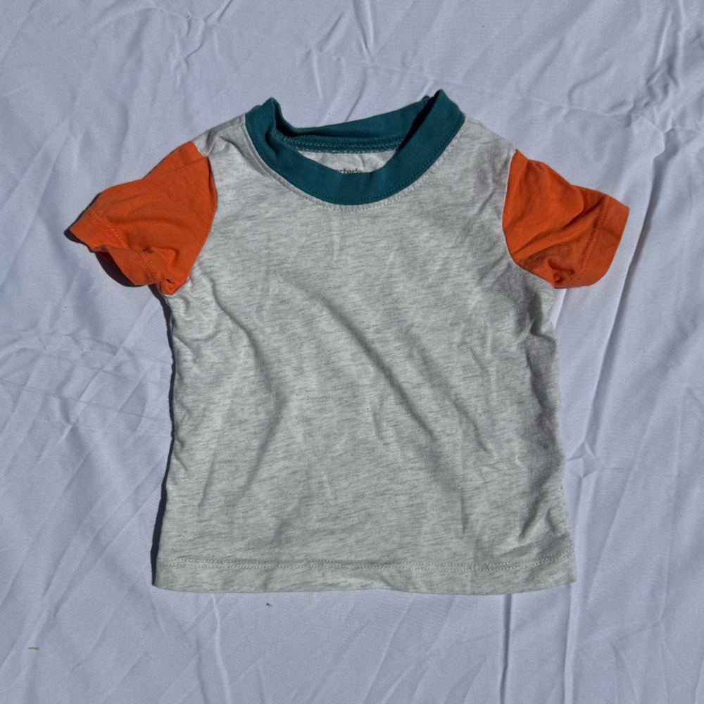 Carters | Grey & Orange T-shirt
